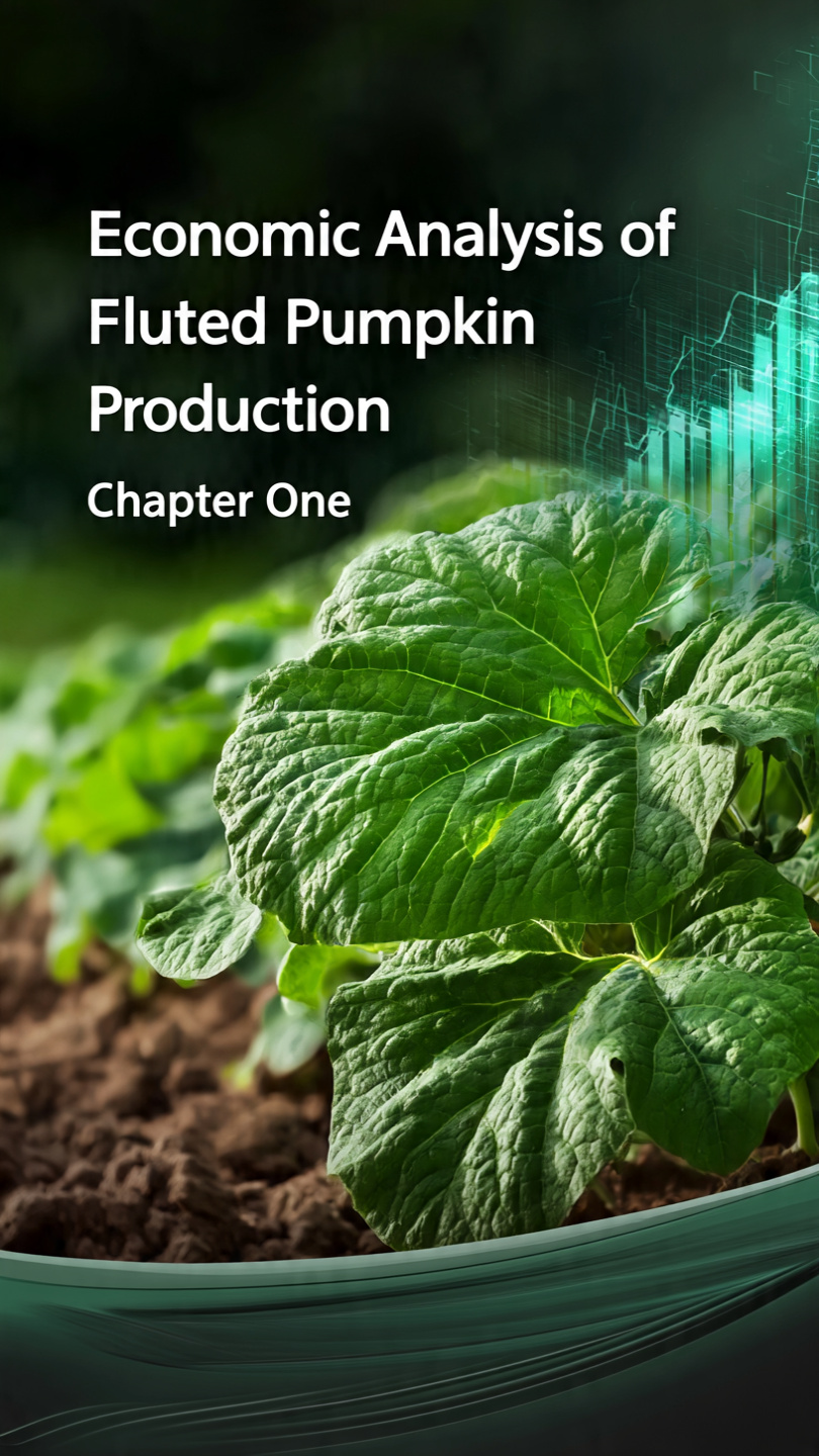 ECONOMIC ANALYSIS OF FLUTED PUMPKIN PRODUCTION