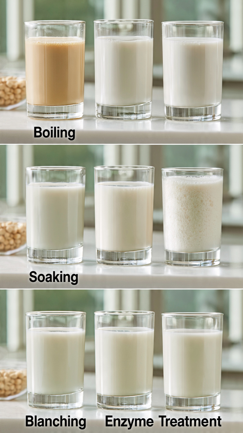 THE EFFECTS OF DIFFERENT PROCESSING TECHNIQUES ON THE ORGANOLEPTIC QUALITY OF SOY MILK