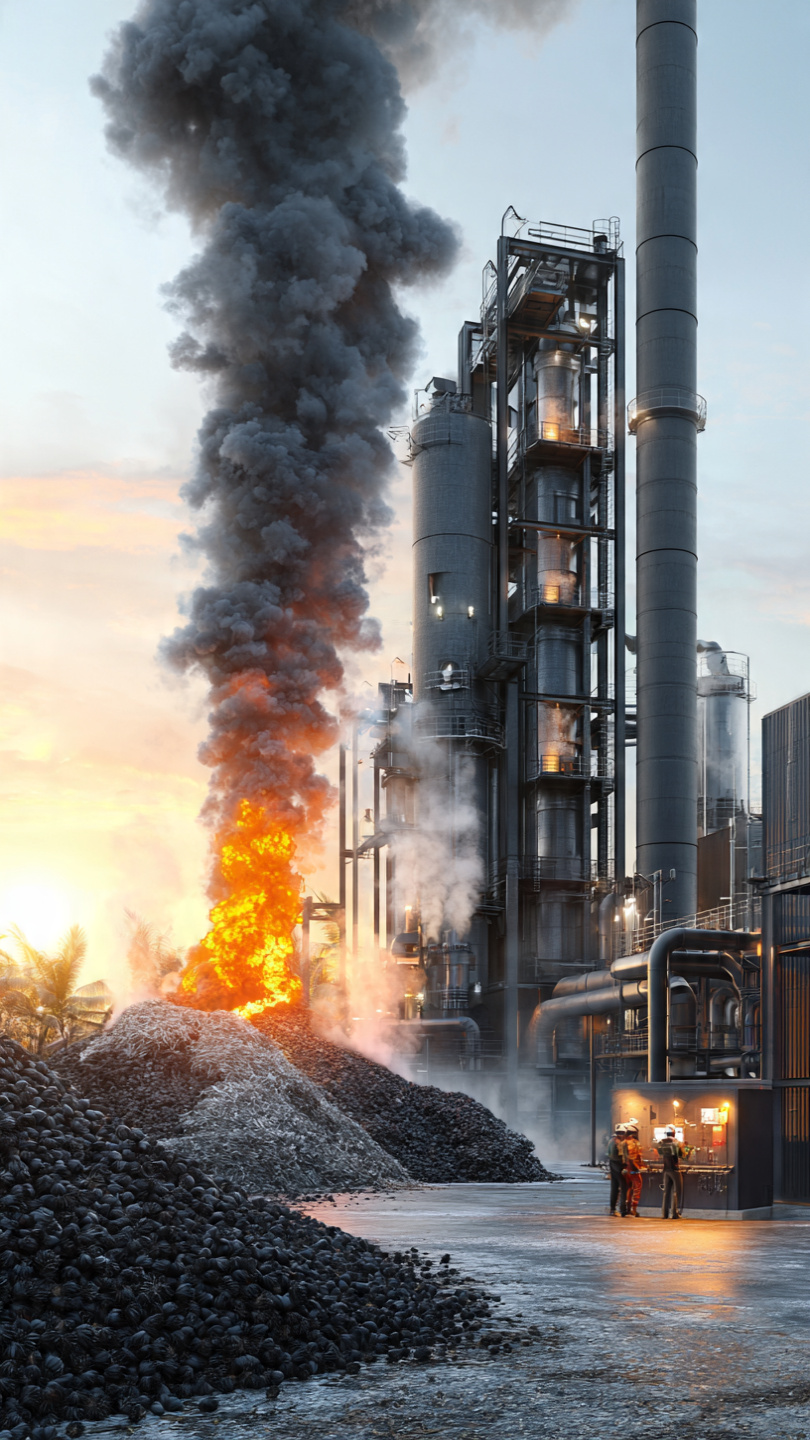 THERMAL CONVERSION OF PALM KERNEL SHELL AND MESOCARP FRUIT FIBRE INTO FUEL