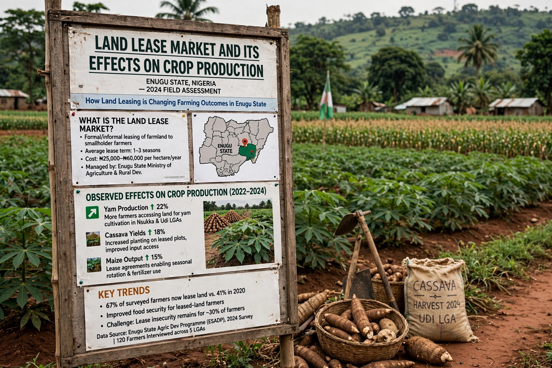 LAND LEASE MARKET AND ITS EFFECTS ON CROP PRODUCTION IN ENUGU STATE, NIGERIA