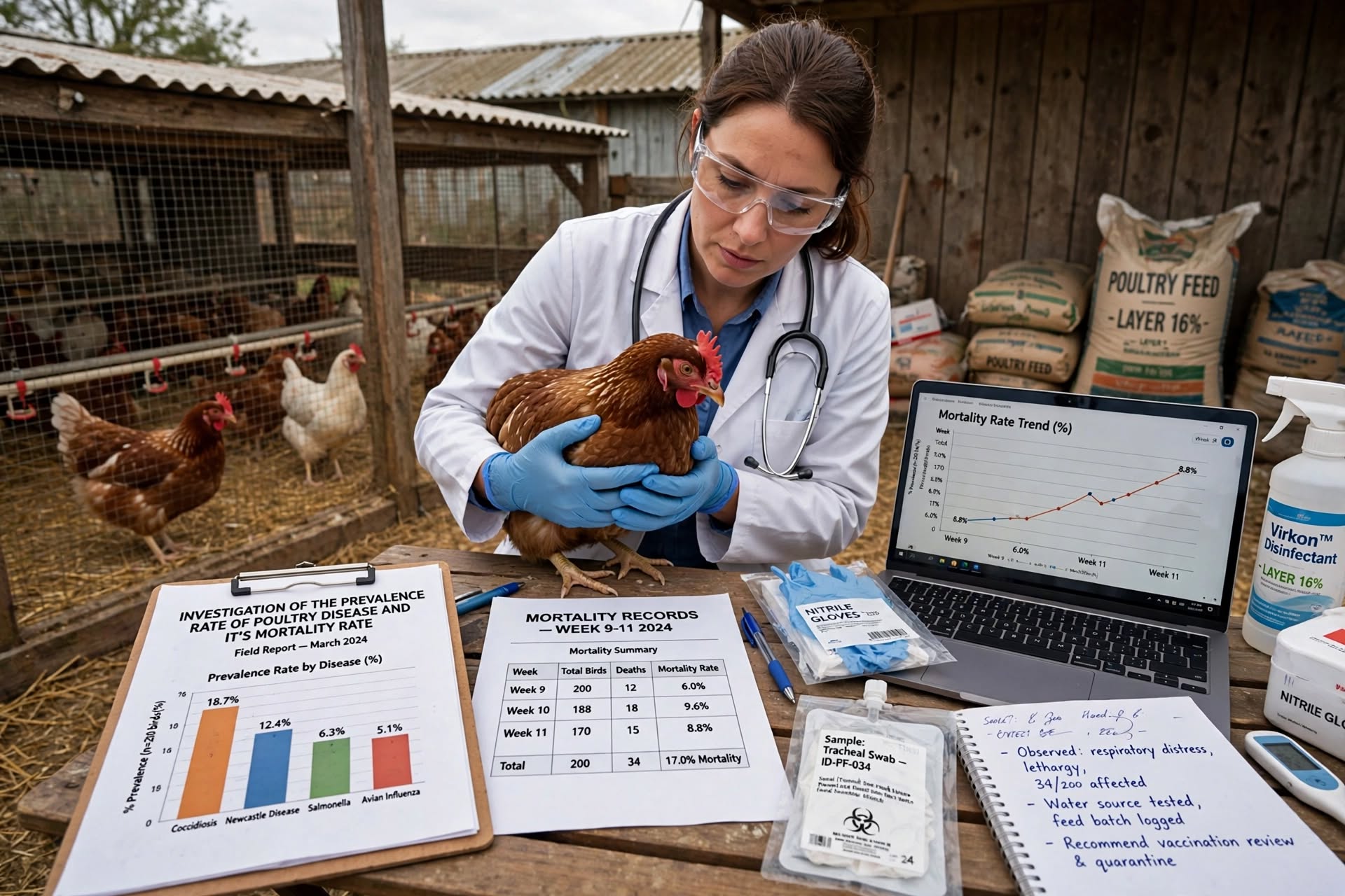 INVESTIGATION OF THE PREVALENCE RATE OF POULTRY DISEASE AND IT’S MORTALITY RATE