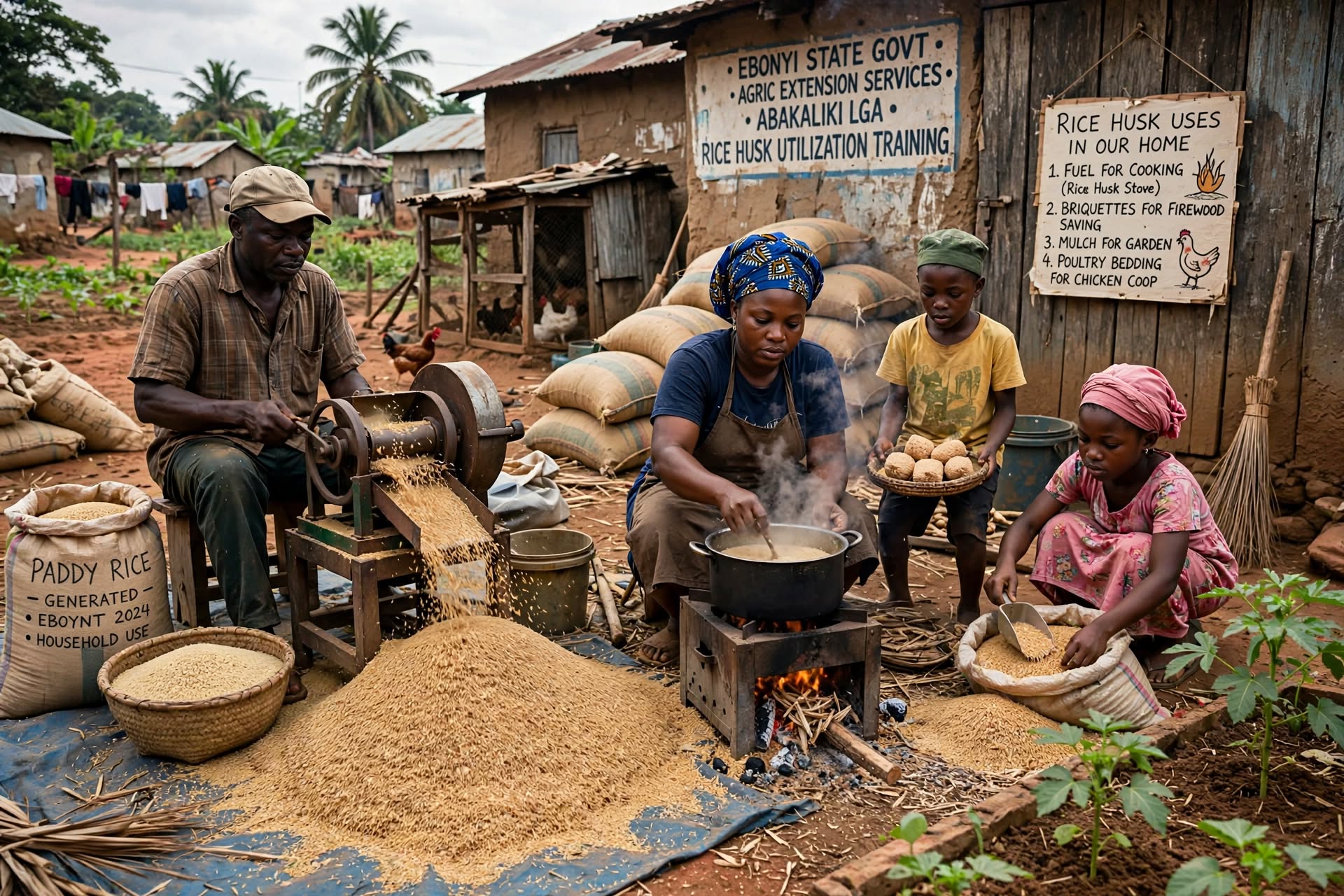 RICE HUSK GENERATION AND UTILIZATION AMONG HOUSEHOLDS IN EBONYI STATE, NIGERIA